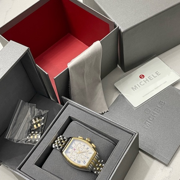 Michele Releve Two Tone Gold & Silver Watch - Picture 15 of 16